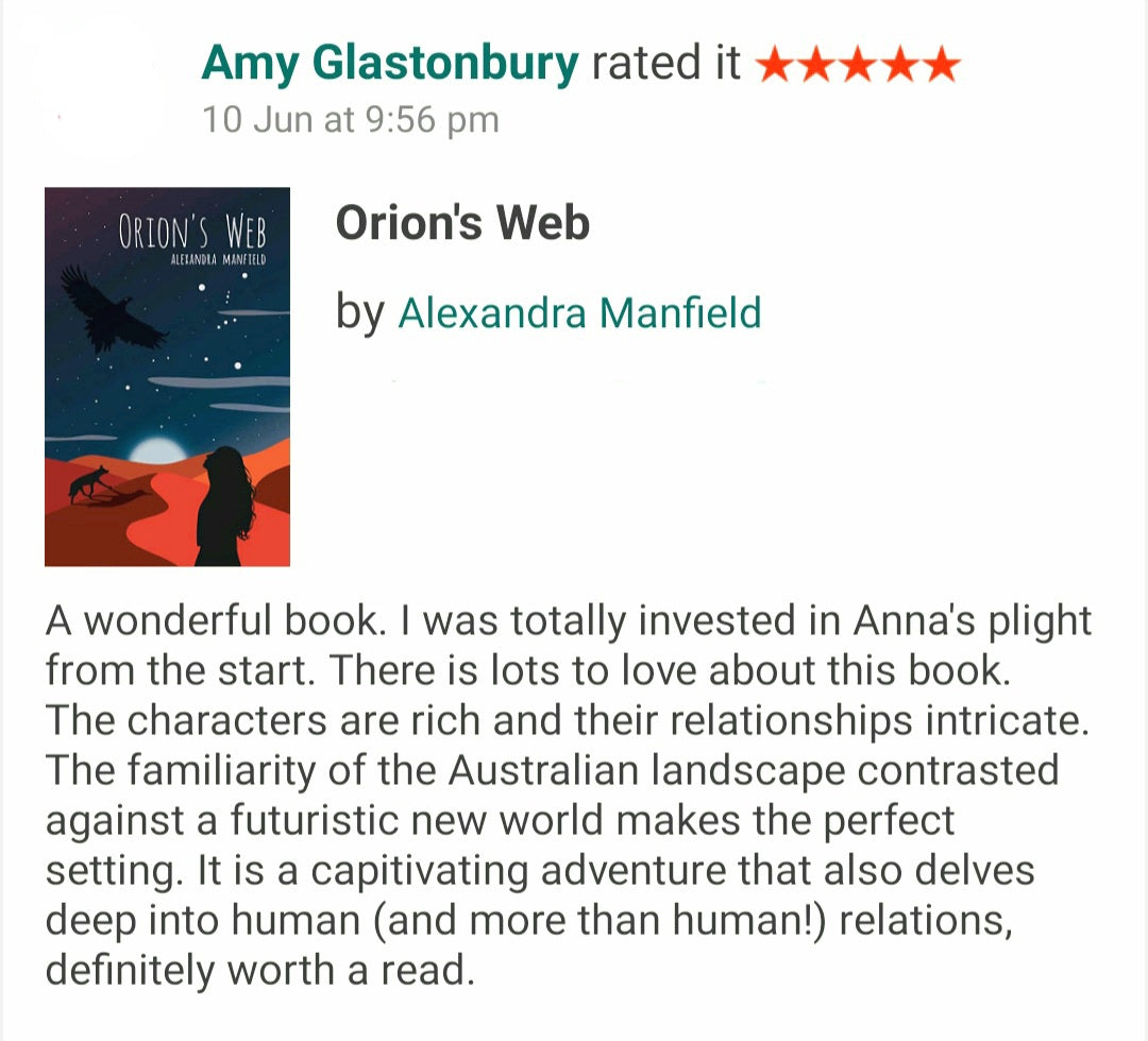 Orion's Web Paperback